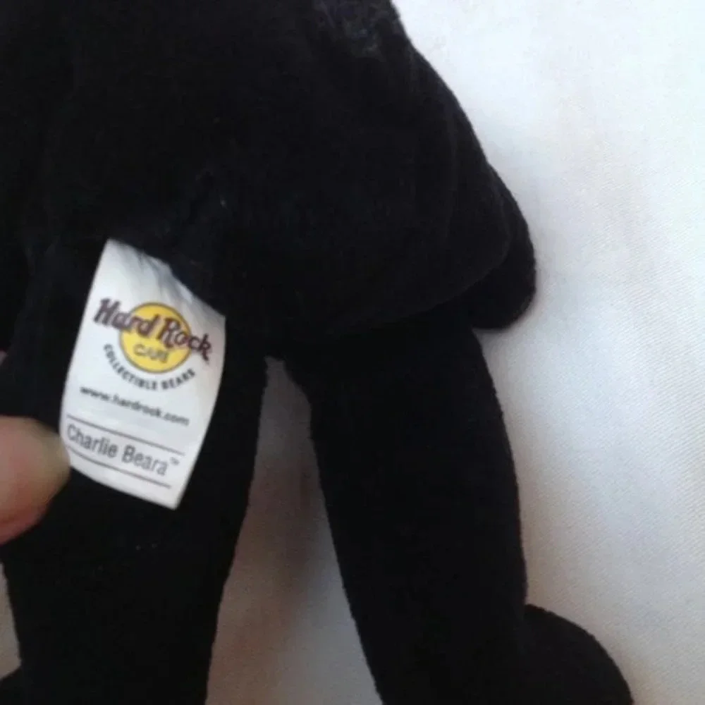 2001 Hard Rock Cafe London Charlie‎ Beara Vintage Stuffed Animal ALL IN ONE Hat